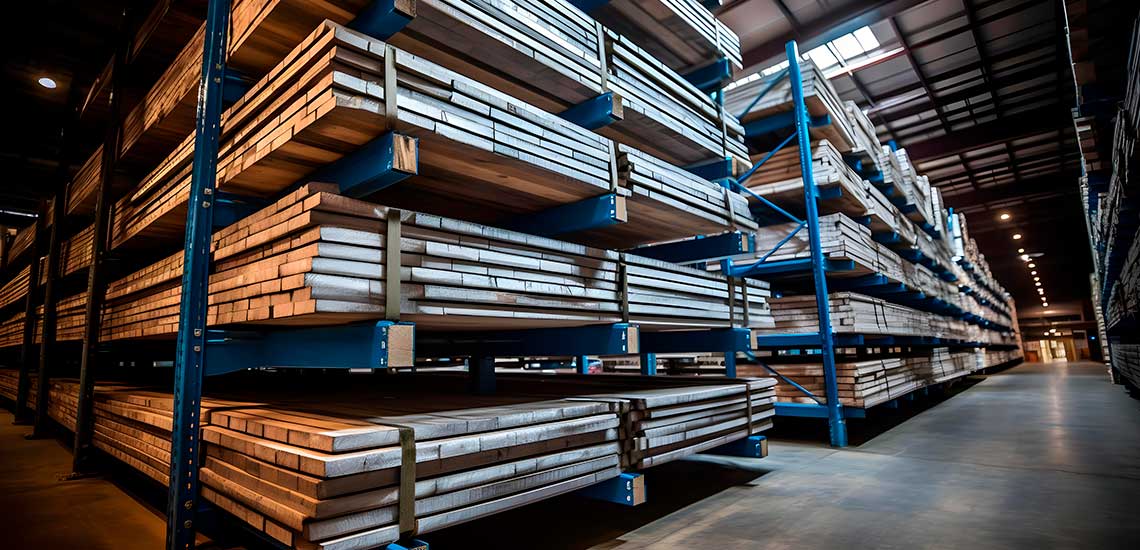 Rack industrial para fábricas