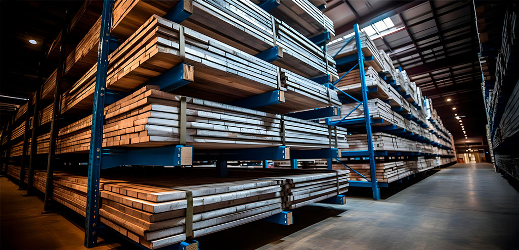 Estanterías metálicas para almacén