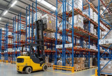 Características de un almacenamiento eficiente con rack selectivo