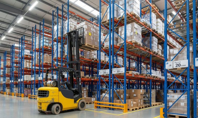 Características de un almacenamiento eficiente con rack selectivo