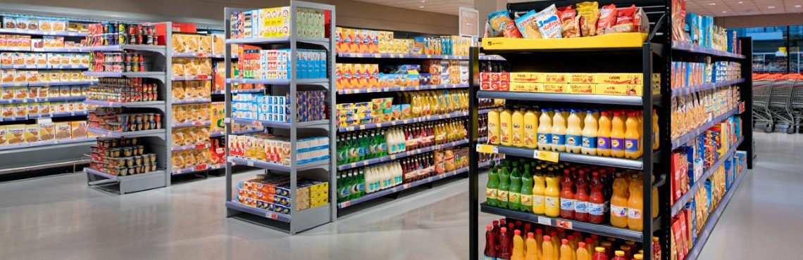 gondolas de supermercado
