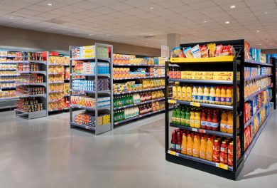 gondolas de supermercado