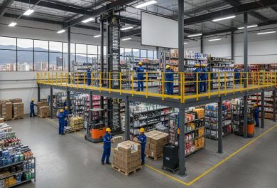 Mezzanine para Dark Stores gana espacio en tu local