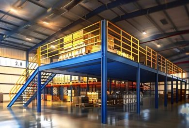 Mezzanine para locales comerciales en Colombia:cómo duplicar el área 